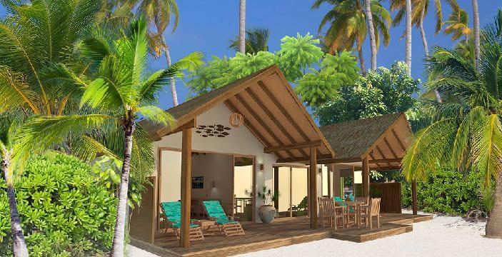 Resorten erbjuder moderna garden villas, beach villas och water villas i storlek för både par och familjer.