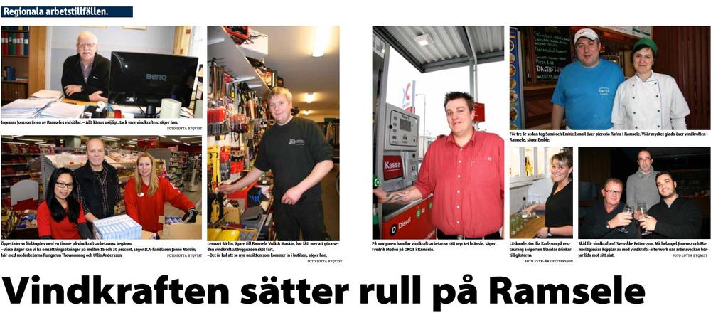 Kringeffekter, exempel