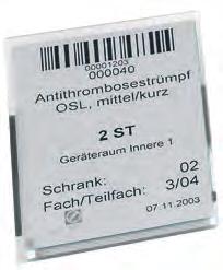 nr Färg Ark Förpackningsenhet 46225 Vit 14 etiketter på A4 Mått, B x H, ca mm 250 ark 80 x 40 Etikettklämma passar stående Best.