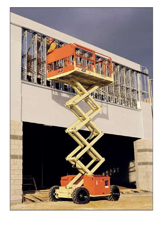 RT Serien Rough Terrain. Scissor Lifts Terräng JLG 3394RT.