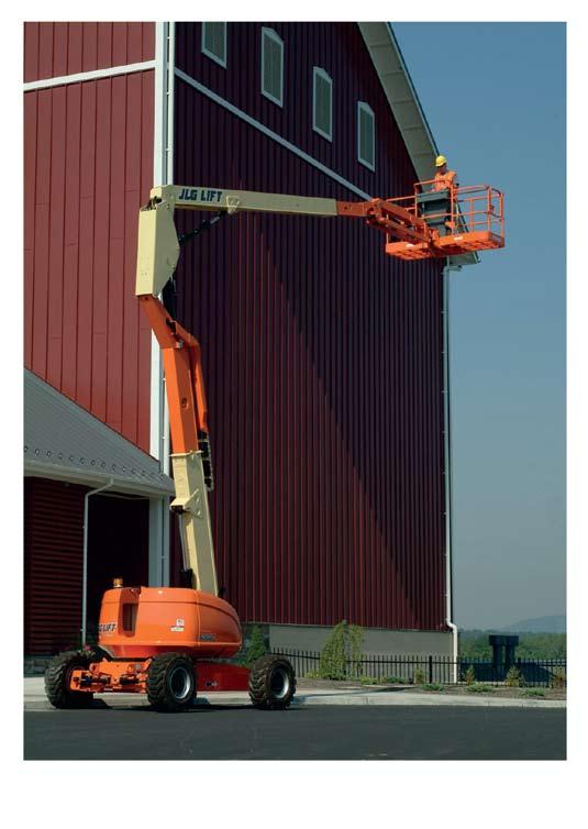 Ledbomsliftar Diesel Tekniska specifikationer. Dieseldrivna Ledbomsliftar JLG 600A.