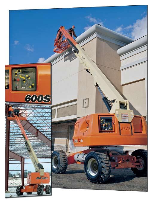 Teleskopbomliftar Diesel Tekniska specifikationer. Dieseldrivna Teleskopbomliftar JLG 400S.