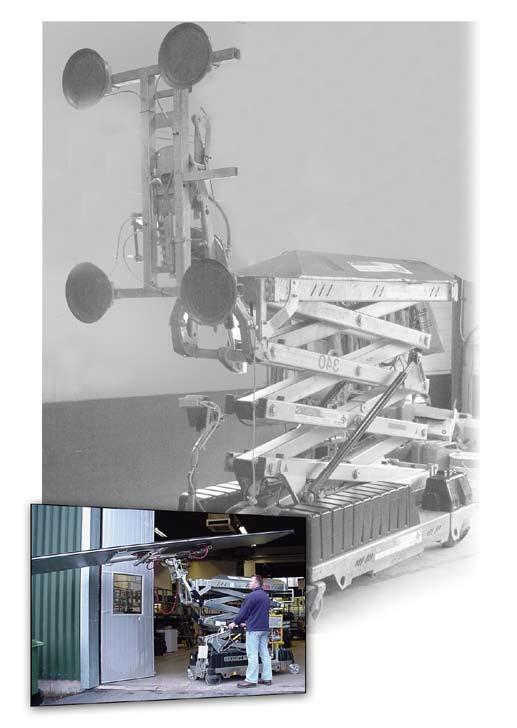lyfthöjd från golv Dimension Vakuumklocka Lägsta transporthöjd Bredd Längd 200 kg 4700 mm