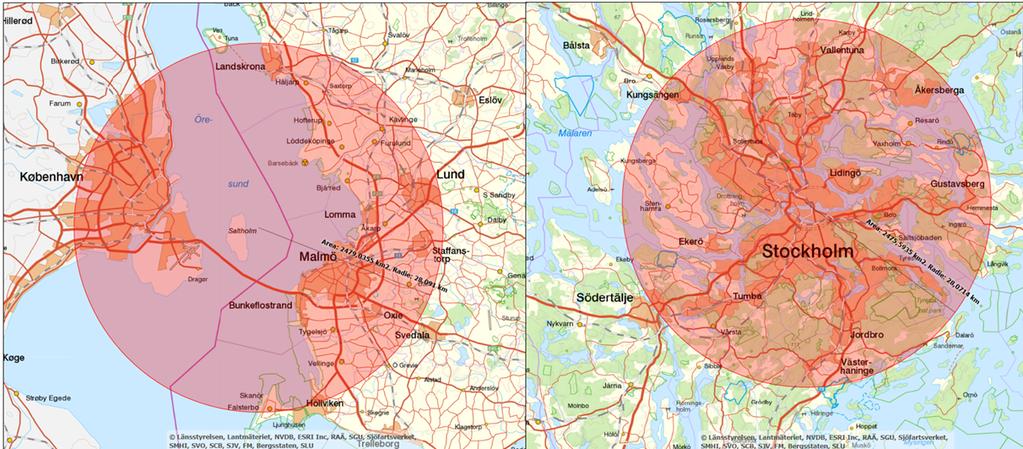 YTTRANDE 2017-11-21 3(13) Dnr 341-23323-2017 Skånska förutsättningar Skåne är ett litet, tätt befolkat län där konkurrensen om marken är hård.