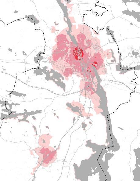 DRIVKRAFTER FÖR FLERBOSTADSHUS Kommunens behov vägs här samman med marknadens tryck för att kartlägga de sammanlagda drivkrafterna för förtätning.