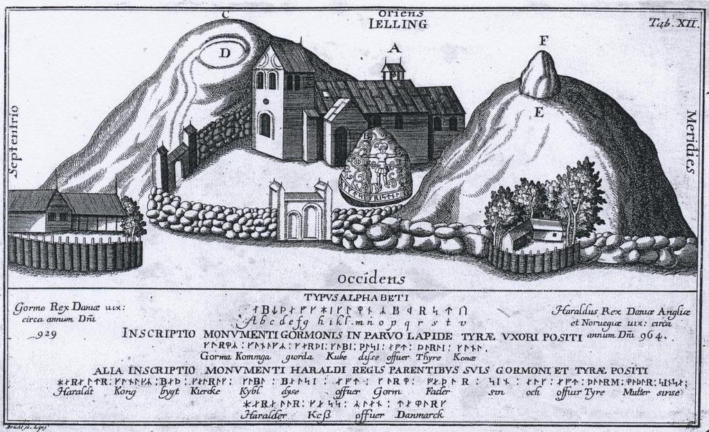 Jelling ett riksmonument med många