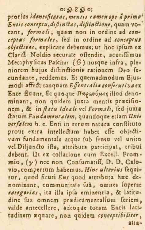 o; 8 O oj prorlus idtuttfitatatt mtntts tawtnope aprima F»r., co»ceptu,diftintlas,diflinftione, guam vocanr, formali, guam noa in ordine ad et?