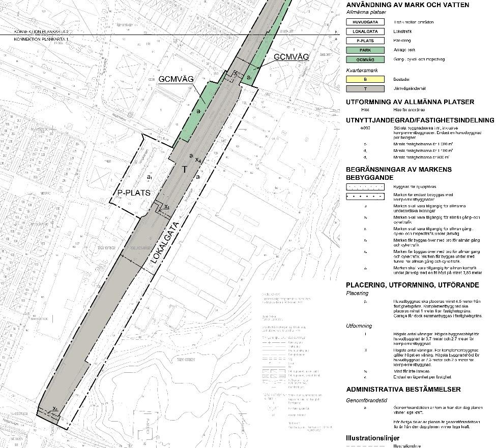 Gällande detaljplan och fastighetsplan Kommunen och Trafikförvaltningen i Stockholms läns landsting (SLL) planerar tillsammans en ombyggnad av Roslagsbanan inom Täby kommun.