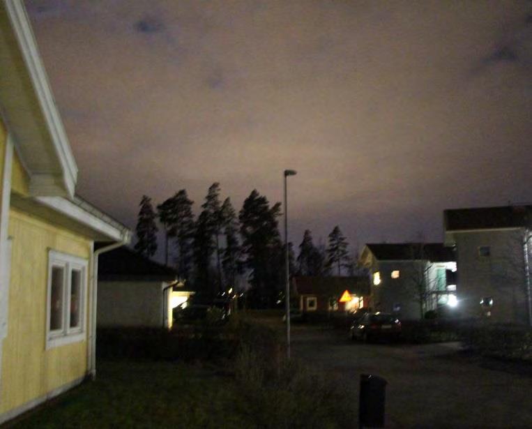 gatubelysning i Växjö tätort.