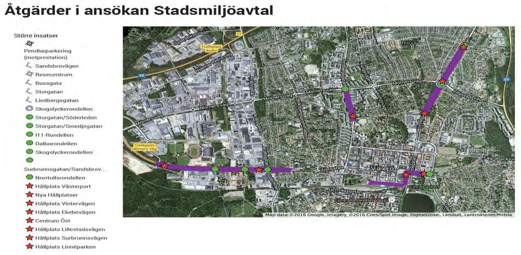 Stadsmiljöavtal Växjö Centrum Stationsområdet Sandsbrovägen/Liedbergsgatan