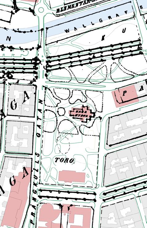 Inledning Sammanfattning Haga Kyrkoplan då och idag Välbevarad stadsplan Bebyggelse och årsringar Grönstruktur När Göteborg expanderade utanför befästningsgördeln gjordes de gamla befästningsvallarna