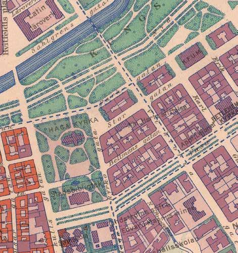 Rosenlundskanalen På 1860-talet rätades vallgraven ut och Rosenlundskanalen med sina kajer och trappor och fick en rakare sträckning. Detta blev fiskförsäljarnas hemvist.