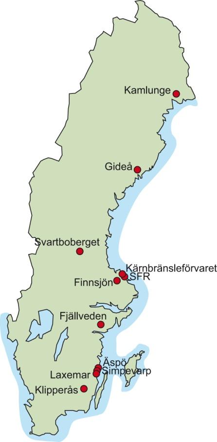 Beskrivning av variationerna 49 (122) Figur 303-1 Referensområden som studerats i