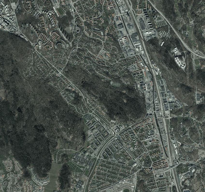 Plandata Läge och avgränsning Planområdet är beläget i Toltorpsdalen cirka tre kilometer nordväst om Mölndals innerstad och omfattas idag av en grusyta.