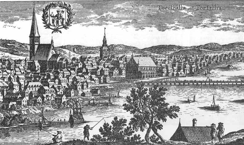 En stad med historia Torshälla omkring år 1700. Ur Suecia antiqua et hodierna, och därmed troligen inte helt tillförlitlig. torshälla är en av Sveriges äldsta städer.