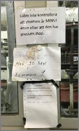 Följs alla era instruktioner? Om inte varför?
