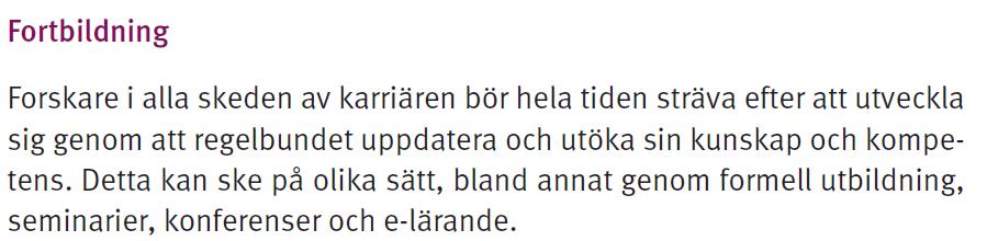 d) Utbildning och