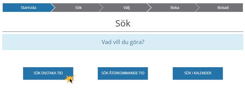 Sök och boka enstaka tid 1(7) Vad vill du göra? 1 Söka en enstaka tid som inloggad användare... 1 1.1 Sök en enstaka ledig tid... 1 1.2 Sök efter enstaka tid att boka eller skicka in förfrågan om.