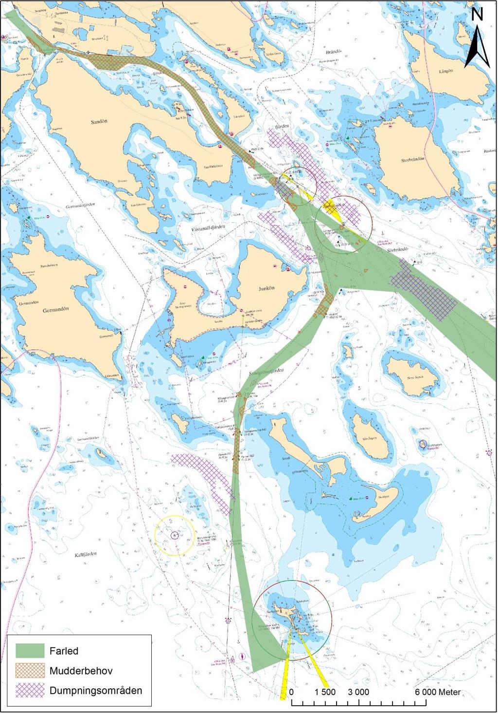 Åtgärder farlederna Ca 20 milj m3 muddermassor.