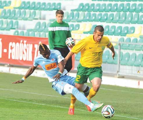 10 FUTBAL streda 4. 6. 2014 SEZÓNA 2013/14 REČOU ČÍSEL SEZÓNA 2013/14 REČOU ČÍSEL O 100 gólov viac ako pred rokom! Najväčším pozitívom 21.