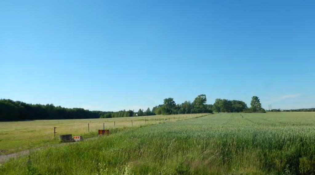 Påverkan under byggskedet Påverkan på landskapsbilden under byggskedet utgörs av eventuella visuella störningar i form av uppställda maskiner och upplag med byggmaterial.