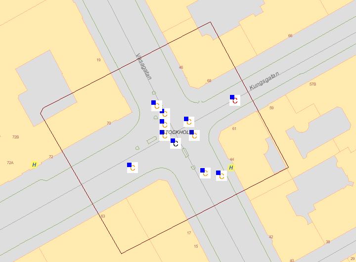 I figur 11-13 syns mer tydligt var olyckorna har inträffat.