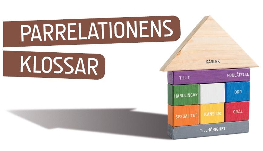 Grundidén med klossarna är att å ett konkret och lättfattligt sätt ynliggöra olika områden i en parrelation.
