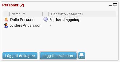 5. Komplettera ev med en flödeskommentar och klicka därefter på knappen Lägg till. 6. Avsluta dialogen genom att trycka på knappen Spara för att återgå till ärendehantering. 7.