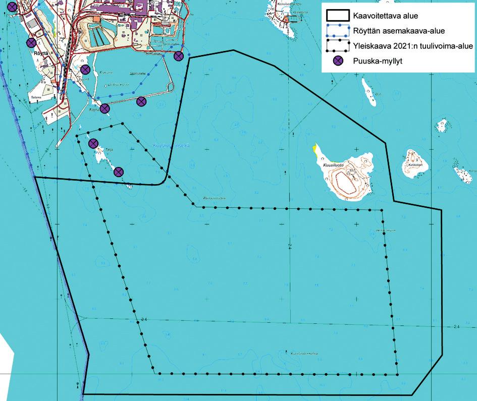 Delgeneralplanen görs upp så att den ska kunna utnyttjas som grund för beviljande av bygglov för vindkraftverk enligt delgeneralplanen (MarkByggL 77a ).