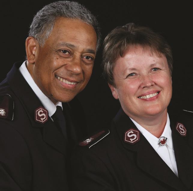 Kommendörerna Clive och Marianne Adams, ledare för Frälsningsarmén i Sverige.