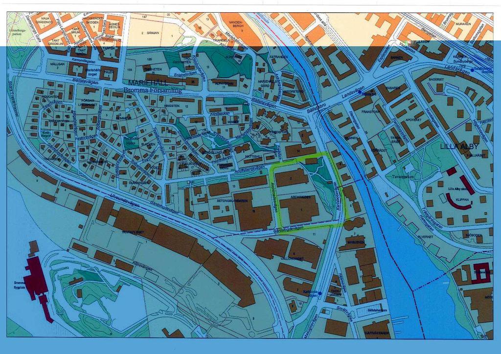 Ekologi kvarter Archimedes Kvarter Archimedes kommer att få ändrad bebyggelse och för att bedöma de ekologiska förhållandena i besöktes området 7/7 och 21/8 2015.