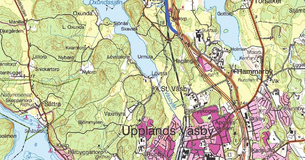 och en grön (motsvarar den tidigare utredda