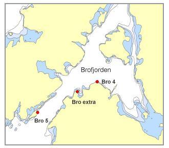 41 4.3.4 Fastsittande vegetation Makroalgfloran har inventerats årligen under perioden 1989-2013 på tre områden i Brofjorden (Jenneborg 2005, Andersson och Asplund 2008, 2009, Andersson 2013).