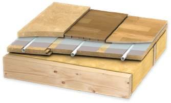Uponor Tignum 17 Golvvärmespånskiva Uponor Tignum 17 Golvvärmespånskiva är en spårad 22 mm golvspånskiva. Skivan är försedd med spont runt om vilket medger att skivorna får skarvas mellan bjälkar.