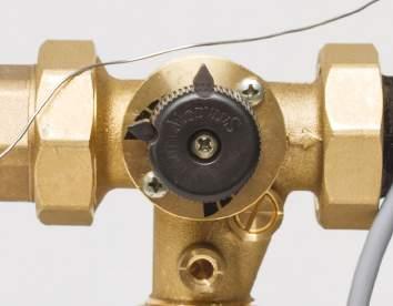 Installera Fluvia T Push TPG-30-TH Bild: Intervall för justering av inställning Justering av cirkulationspump Bild: Uponor Fluvia T Push TPG-30-TH Uponor Fluvia T Push TPG-30-TH monteras centralt.