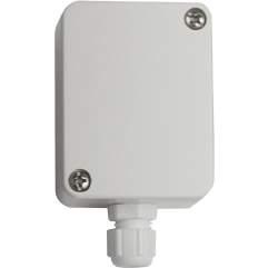 Uponor Smatrix Base A B + - - + B A Bild: Termostat och reglercentral Bild 46: Uponor Smatrix Wave Radiatortermostat T-162 Uponor Smatrix Utomhusgivare S-1XX Utomhusgivare S-1XX visar