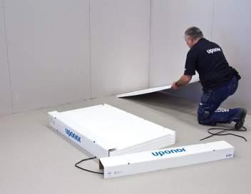 Uponor Siccus 20 Installera Uponor Golvvärmeskiva 20 (30 eller 50 mm) Denna instruktion kan du se film på! Scanna QR-koden för att se filmen direkt i din smartphone. 1.