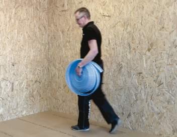 Uponor Minitec Installera i Uponor Minitec fästelement Ett enkelt sätt att installera golvvärme på ett befintligt golv är att gjuta in