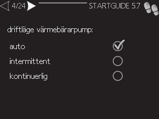 - Inomhusklimat Inställning av inomhusklimatet. Uppskattad mängd varmvatten A B C D E F Display På displayen visas instruktioner, inställningar och driftinformation.