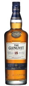 GLENLIVET SKOTTLAND WHISKY SUPER PREMIUM The Glenlivet 18 yo Nr 1017058 639,20 kr 70cl 6/kolli Ursprungsland Skottland Typ Single malt från Speyside Alkoholhalt 43% Doft Blommig och söt.