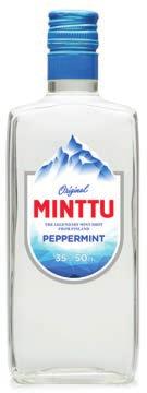 Minttu Polar Pear Nr 1050414 163,70 kr 50cl 12/kolli Ursprungsland Finland Alkoholhalt 35% Doft Generös med inslag av både päron och pepparmint.