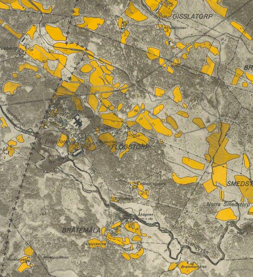 Välkommen till Flygsfors Det här materialet är tänkt att användas som en guide för dig som vill gå på upptäcktsfärd bland glasbruksmiljöerna.