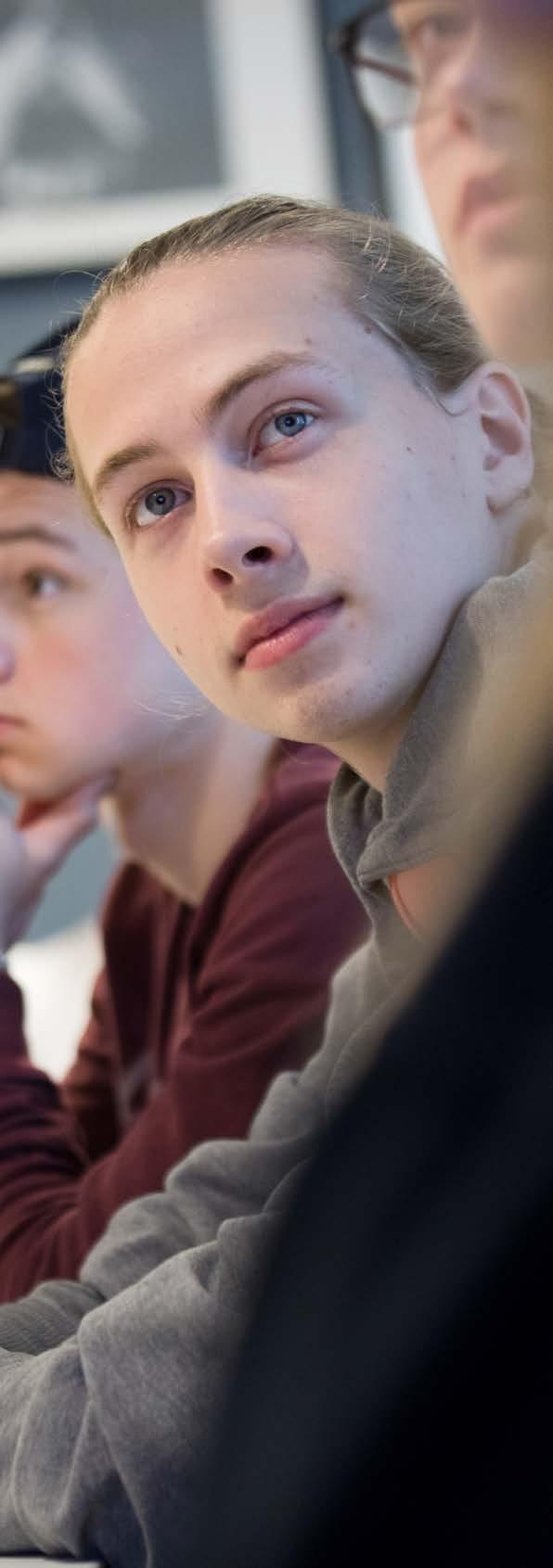 RESULTAT GYMNASIESKOLAN Vårterminen 2016 var andelen gymnasieelever som fick ett högre slutbetyg än vad de presterat på de nationella proven högre inom AcadeMedias gymnasieskolor än riksgenomsnitten