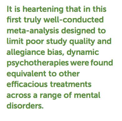 Steinert et al 2017, Am J of Psychiatry Är PDT lika bra som andra evidensbaserade metoder?