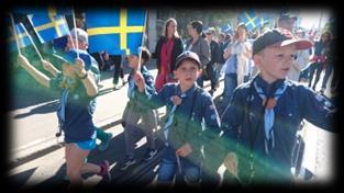 Nationaldagsfirandet 2017 I år firade kåren Nationaldagen ordentligt. Vi deltog på firandet vid Riddersvik samt vid Skansen.