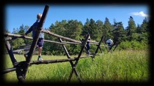 Trots vi inte hade ett tema så saknade scouterna inte äventyren som brukar vara. För egentligen hade vi ett tema, nämligen scouting.