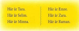 Bild 5.15 Ur Språkis (Eriksson, 2011:3) Från Bilaga 7 Skriften i den gula textrutan (se bilaga 7) visar på en relationell process där verbet tydligt indikerar att det sker något statiskt.