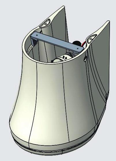 Montera montageplåten i rätt position på väggen. 3. Montera VaLett på golvet. VaLett skall placeras framför bakstycket.