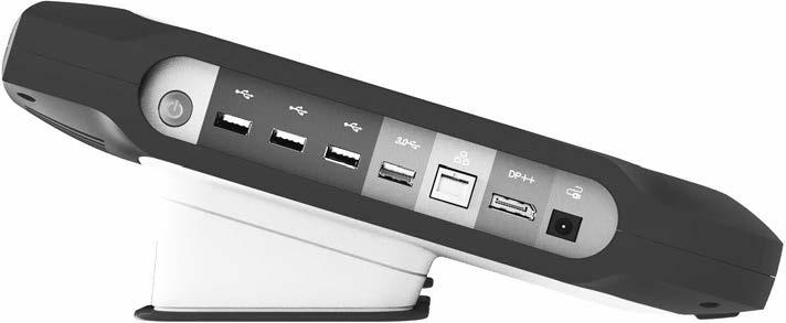! För externa monitorer kan en adapter och/eller kabel behövas för att ansluta till DisplayPort på programmeraren.