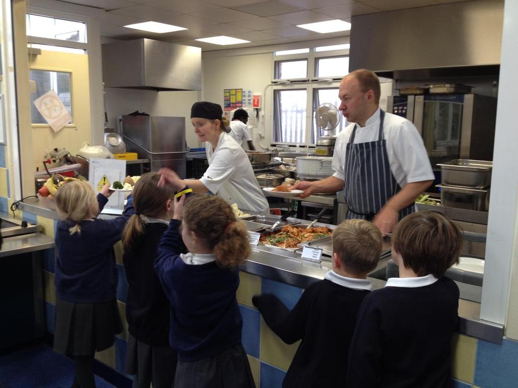 Skolköket En Food for Life skola har en köttfri måndag samt ställer krav på att maten som serveras är närproducerad, hälsosam,